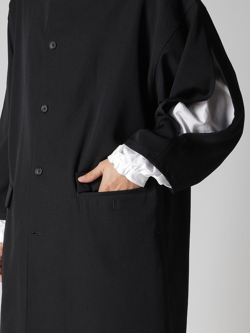 Yohji Yamamoto���襦����ޥ��/���葉��С�µ����åȥ�����ɥ��㥱�å�/BLACK