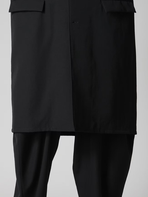Yohji Yamamoto���襦����ޥ��/���葉��С�µ����åȥ�����ɥ��㥱�å�/BLACK