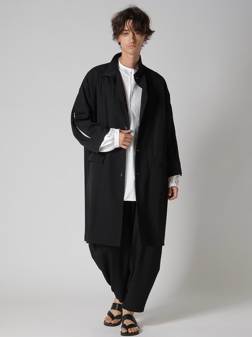 Yohji Yamamoto���襦����ޥ��/���葉��С�µ����åȥ�����ɥ��㥱�å�/BLACK