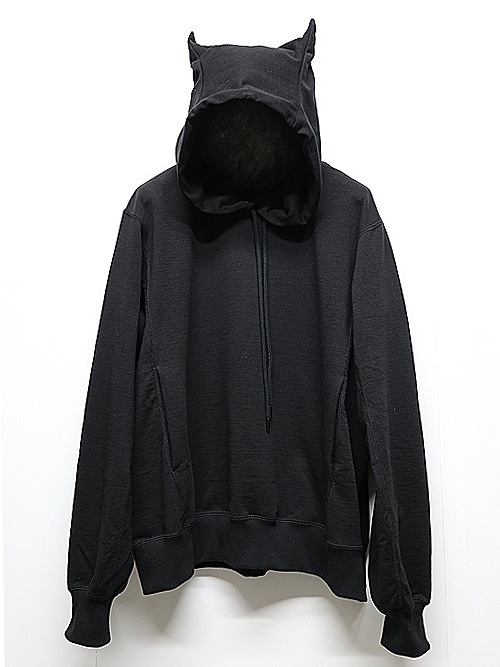 LAD MUSICIAN����å� �ߥ塼�������/24G L/B CLOTH P/O HOODIE/BLACK