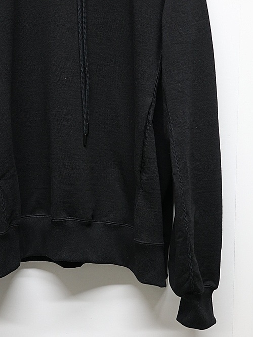 LAD MUSICIAN����å� �ߥ塼�������/24G L/B CLOTH P/O HOODIE/BLACK
