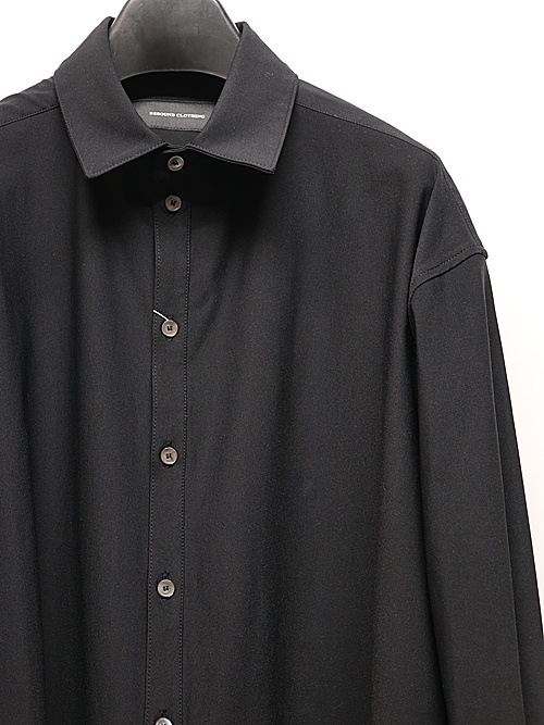 RESOUND CLOTHING���ꥵ����ɥ���������/NYLON jack shirts/BLACK