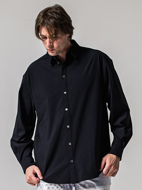 (ͽ���ʡ�2��3������ͽ��/39TH RESOUND CLOTHING���ꥵ����ɥ���������/NYLON jack shirts/BLACK