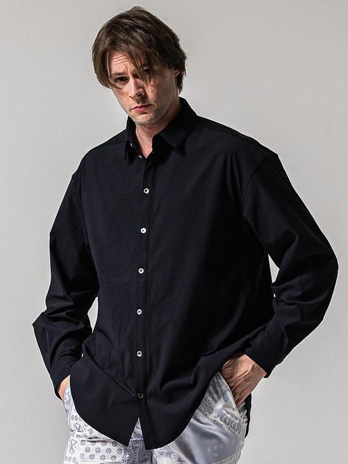 (ͽ���ʡ�2��3������ͽ��/39TH RESOUND CLOTHING���ꥵ����ɥ���������/NYLON jack shirts/BLACK