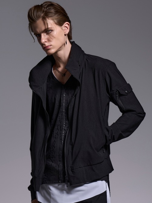 (ͽ���ʡ�4��5������ͽ��/kiryuyrik������奦����奦/HighTensionJersey High Collar Jersey/Black