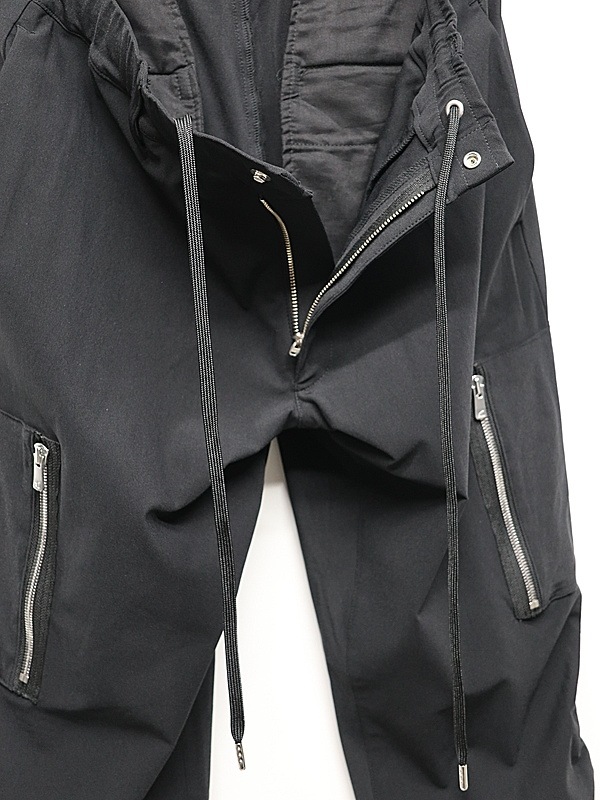 RESOUND CLOTHING���ꥵ����ɥ���������/SEMI LOOSE FIT DAVID NYLON CARGO PANTS/BLACK