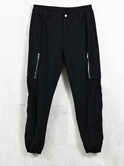 (ͽ���ʡ�6��7������ͽ��/40TH RESOUND CLOTHING���ꥵ����ɥ���������/SEMI LOOSE FIT DAVID NYLON CARGO PANTS/BLACK