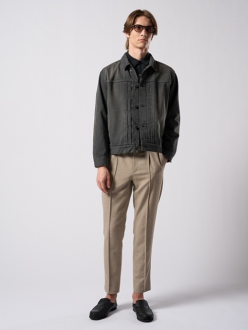 (ͽ���ʡ�8��9������ͽ��/wjk�����֥른��������/cupuro fibril dress shirt/fade black
