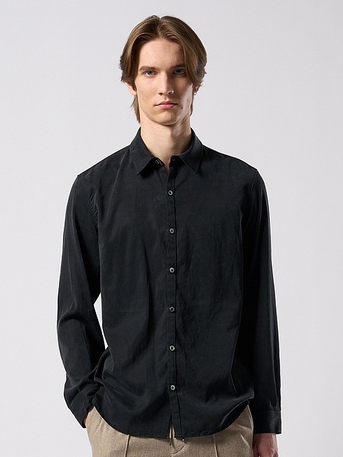 (ͽ���ʡ�8��9������ͽ��/wjk�����֥른��������/cupuro fibril dress shirt/fade black