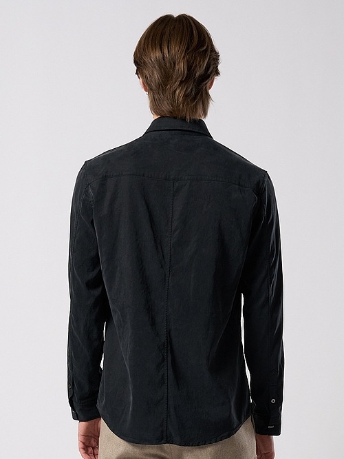 (ͽ���ʡ�8��9������ͽ��/wjk�����֥른��������/cupuro fibril dress shirt/fade black