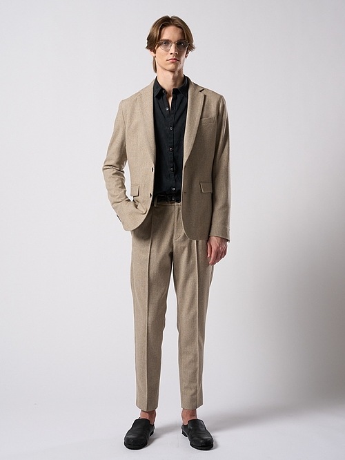 (ͽ���ʡ�8��9������ͽ��/wjk�����֥른��������/cupuro fibril dress shirt/fade black