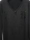 (ͽ���ʡ�8������9������ͽ��/kiryuyrik������奦����奦/BEATENJIKU V Neck T-Shirt/Black