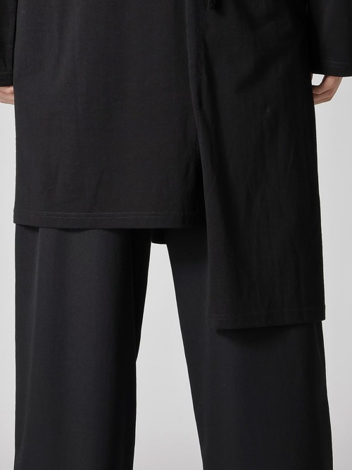 SALE30%OFF/Yohji Yamamoto襦ޥ/եåC/LIлŷ Хդ餷Ĺµ/BLACK