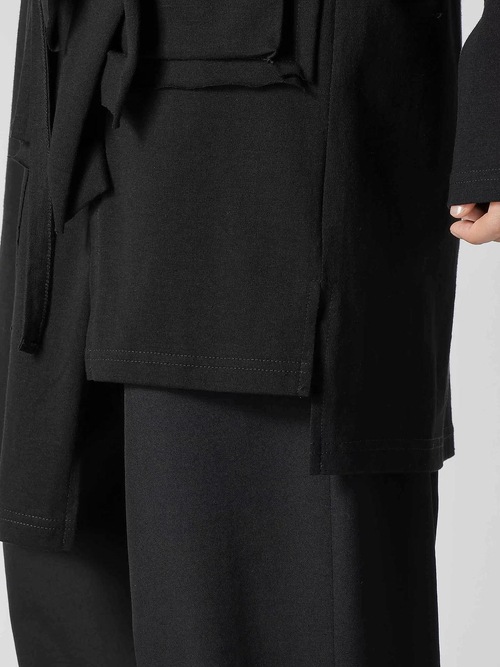 SALE30%OFF/Yohji Yamamoto襦ޥ/եåC/LIлŷ Хդ餷Ĺµ/BLACK