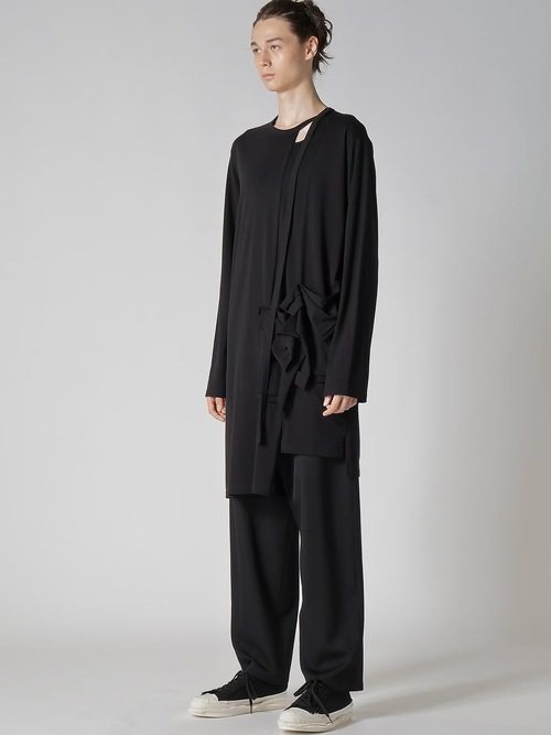 SALE30%OFF/Yohji Yamamoto襦ޥ/եåC/LIлŷ Хդ餷Ĺµ/BLACK