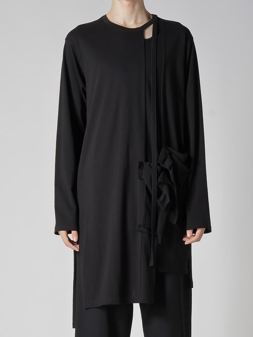 SALE30%OFF/Yohji Yamamoto襦ޥ/եåC/LIлŷ Хդ餷Ĺµ/BLACK
