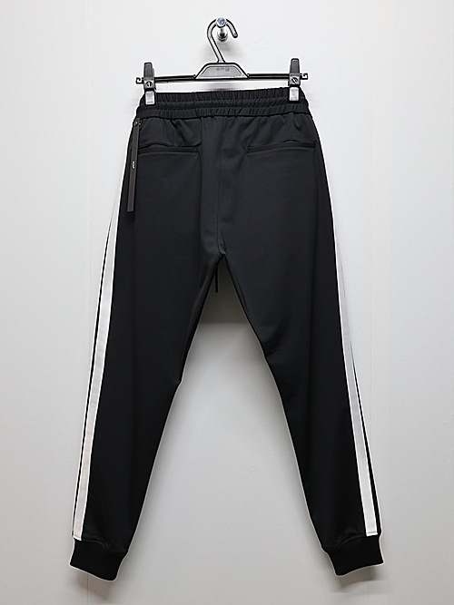 �㴰���wjk�����֥른��������/line track pants/black �� white