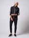 �㴰���wjk�����֥른��������/line track pants/black �� white