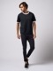 �㴰���wjk�����֥른��������/line track pants/black �� white