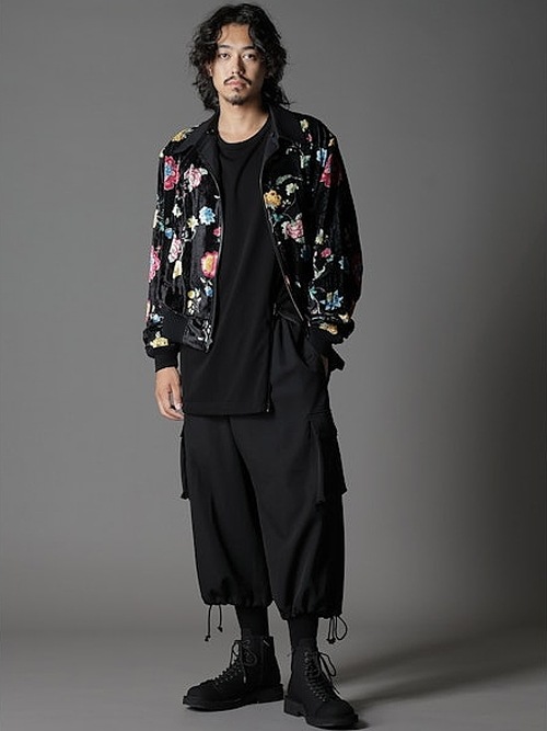 Ground Y饦ɥ磻/W/GABARDINE 3D HALF POCKET PANTS/BLACK.