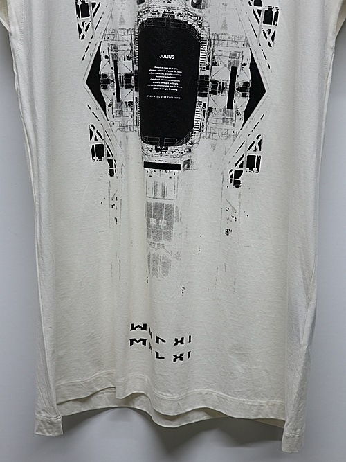 JULIUS����ꥦ��/COTTON SZ JERSEY CUT & SEWN3/OFF WHITE.