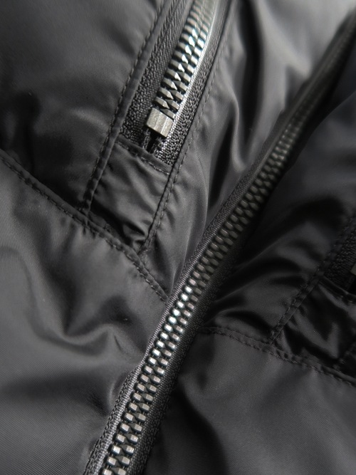 (ͽ)79ͽ/nude:masahiko maruyama ̡:ޥҥޥ/Nylon Taffeta (Water Repellent) DOWN JACKET (DETACHABLE SLEEVE)/Black