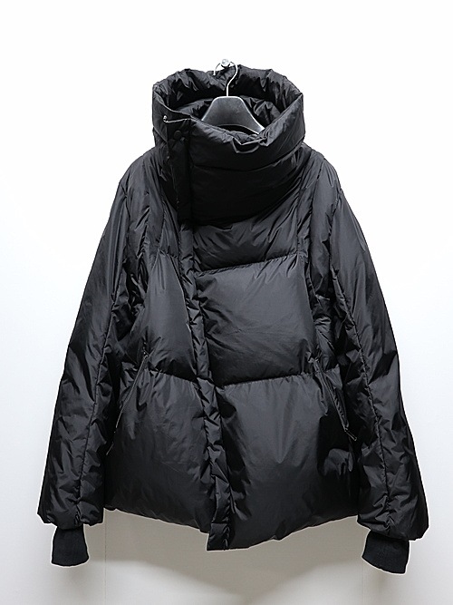 nude:masahiko maruyama ̡:ޥҥޥ/Nylon Taffeta (Water Repellent) DOWN JACKET (DETACHABLE SLEEVE)/Black