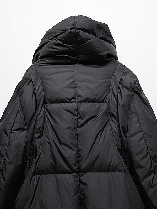 nude:masahiko maruyama ̡:ޥҥޥ/Nylon Taffeta (Water Repellent) DOWN JACKET (DETACHABLE SLEEVE)/Black