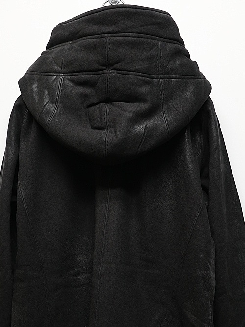 JULIUSꥦ/COTTON SWEAT CUT & SEWN1/BLACK