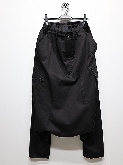 Ground Y饦ɥ磻/CM32BURBERRY CARGO SAROUEL PANTS/BLACK