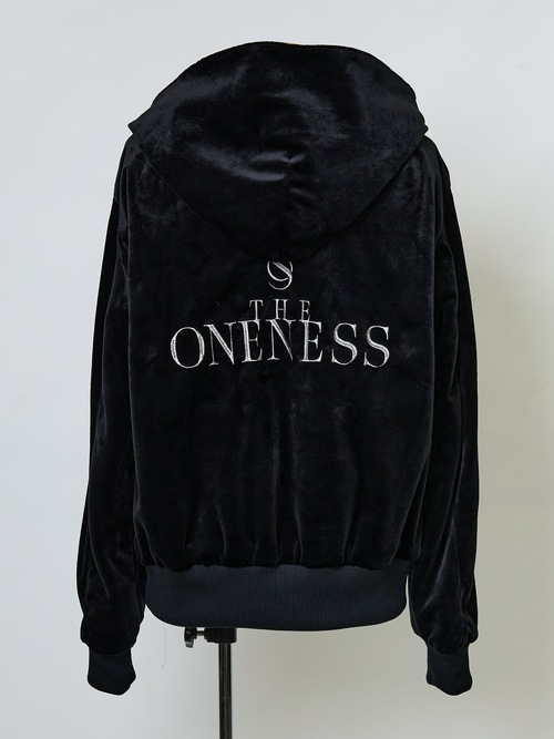 �㴰���THE ONENESS�������ͥ�/ECO Fur Hoodie/Black