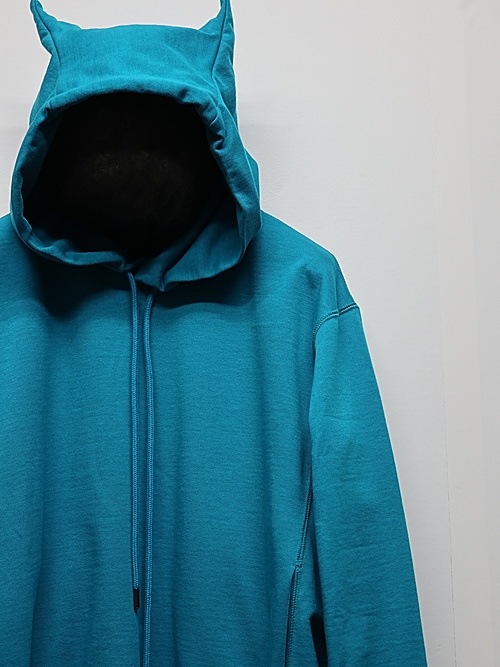 LAD MUSICIAN����å� �ߥ塼�������/24G L/B CLOTH P/O HOODIE/CERULEAN BLUE