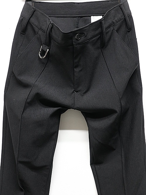 (ͽ���ʡ�4��5������ͽ��/kiryuyrik������奦����奦/High Tension Jersey Flare Skinny Slacks/Black