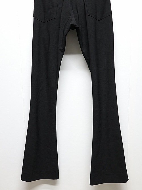 (ͽ���ʡ�4��5������ͽ��/kiryuyrik������奦����奦/High Tension Jersey Flare Skinny Slacks/Black
