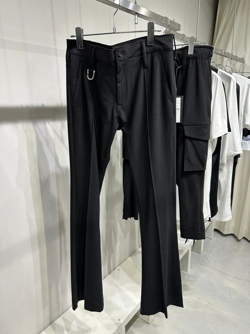 (ͽ���ʡ�4��5������ͽ��/kiryuyrik������奦����奦/High Tension Jersey Flare Skinny Slacks/Black