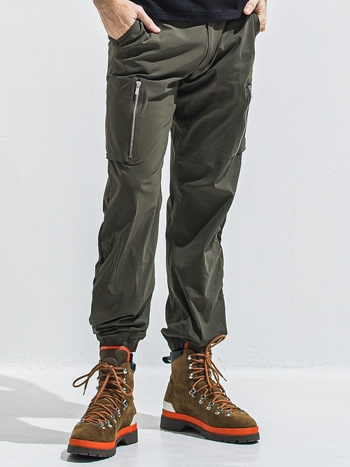(ͽ���ʡ�6��7������ͽ��/40TH RESOUND CLOTHING���ꥵ����ɥ���������/SEMI LOOSE FIT DAVID NYLON CARGO PANTS/KHAKI
