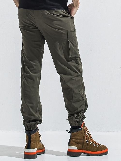 (ͽ���ʡ�6��7������ͽ��/40TH RESOUND CLOTHING���ꥵ����ɥ���������/SEMI LOOSE FIT DAVID NYLON CARGO PANTS/KHAKI