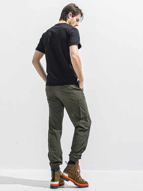 (ͽ���ʡ�6��7������ͽ��/40TH RESOUND CLOTHING���ꥵ����ɥ���������/SEMI LOOSE FIT DAVID NYLON CARGO PANTS/KHAKI