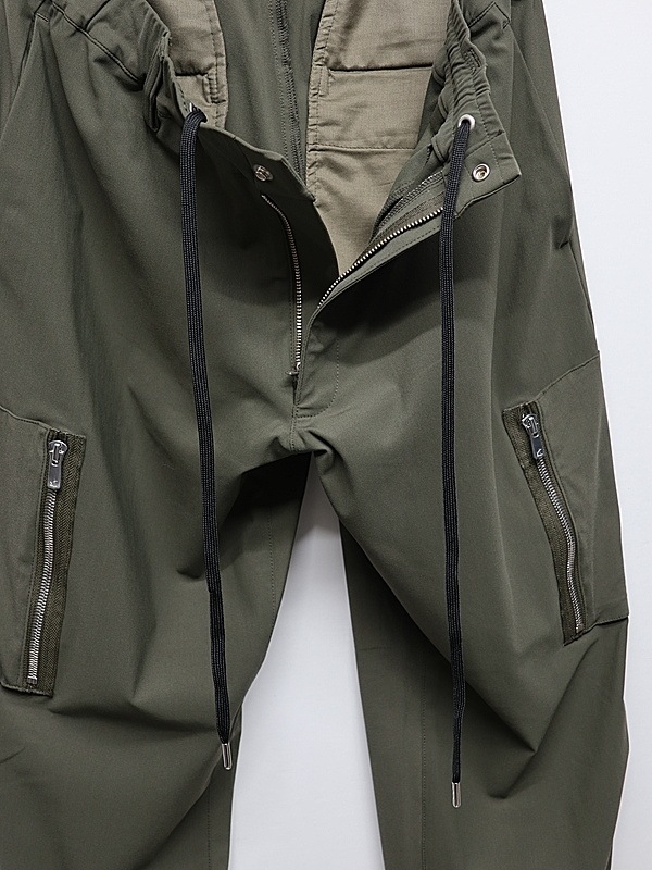 RESOUND CLOTHING���ꥵ����ɥ���������/SEMI LOOSE FIT DAVID NYLON CARGO PANTS/KHAKI