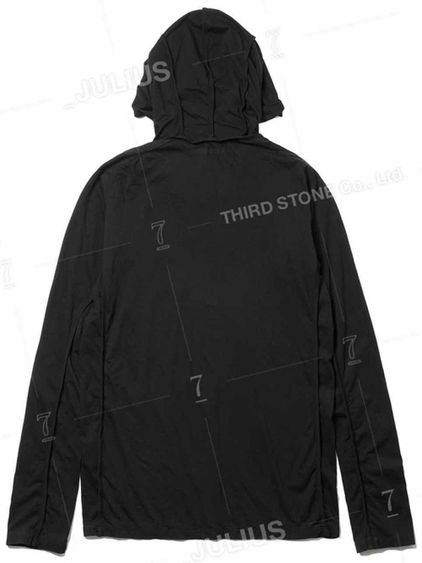 (ͽ����)8��9������ͽ��/JULIUS����ꥦ��/HIGH GAUGE COTTONJERSEY CUT & SEWN15/BLACK