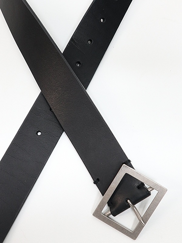 LAD MUSICIAN����å� �ߥ塼�������/BELT DIAGONAL BUCKLE/BLACK��SILVER