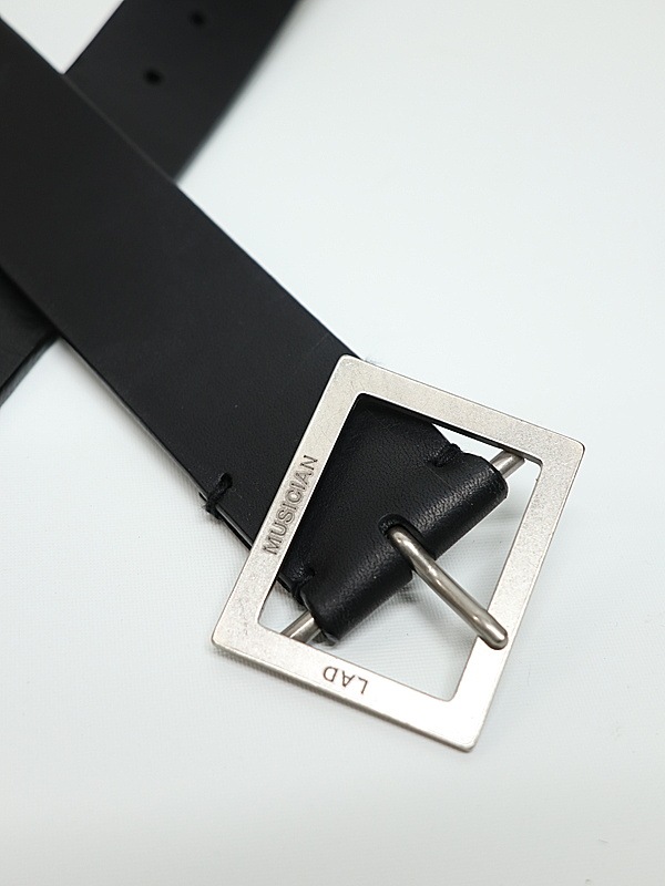 LAD MUSICIAN����å� �ߥ塼�������/BELT DIAGONAL BUCKLE/BLACK��SILVER