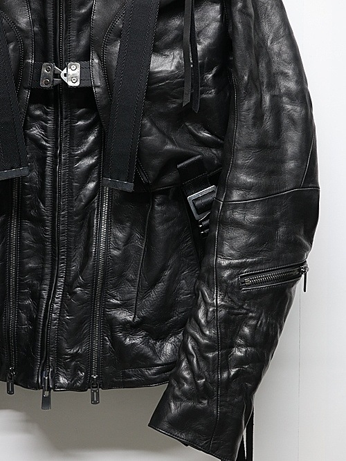�㴰���D.HYGEN���ǥ����ϥ�����/�ۡ����쥶���٥��ȥ����å��ɥ��㥱�å�/BLACK