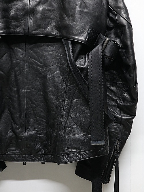 �㴰���D.HYGEN���ǥ����ϥ�����/�ۡ����쥶���٥��ȥ����å��ɥ��㥱�å�/BLACK