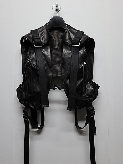 �㴰���D.HYGEN���ǥ����ϥ�����/�ۡ����쥶���٥��ȥ����å��ɥ��㥱�å�/BLACK