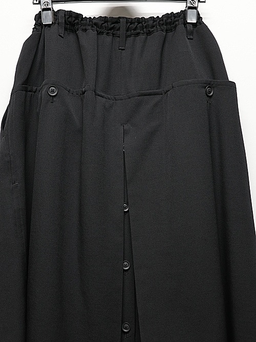 Yohji Yamamoto���襦����ޥ��/���葉��С����֥�åץѥ��/BLACK