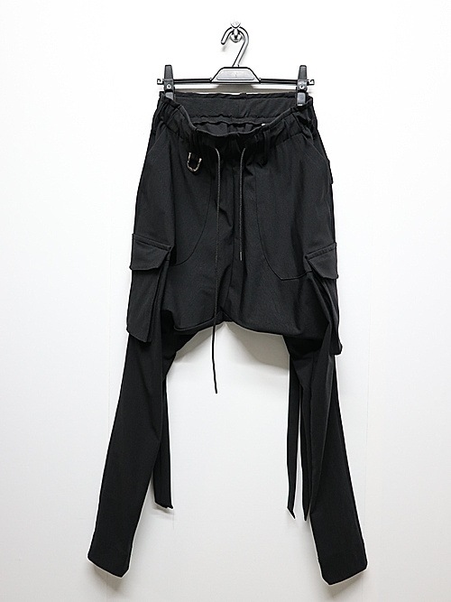 (ͽ���ʡ�4��5������ͽ��/kiryuyrik������奦����奦/High Tension Jersey Saruel Pants/Black