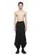 (ͽ����)8��9������ͽ��/JULIUS����ꥦ��/VISCOSE/SLUB WOOL TWILL TROUSERS1/BLACK