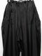 �㴰���Ground Y�����饦��ɥ磻/CU/FIBRIL TWILL W/ GARMENT DYED STANDARD PANTS/BLACK