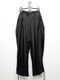 �㴰���Ground Y�����饦��ɥ磻/CU/FIBRIL TWILL W/ GARMENT DYED STANDARD PANTS/BLACK